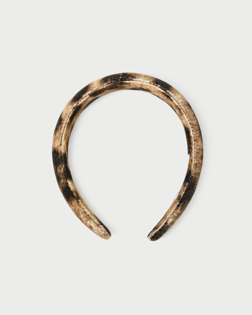 loeffler randall Marina Leopard Puffy Headband