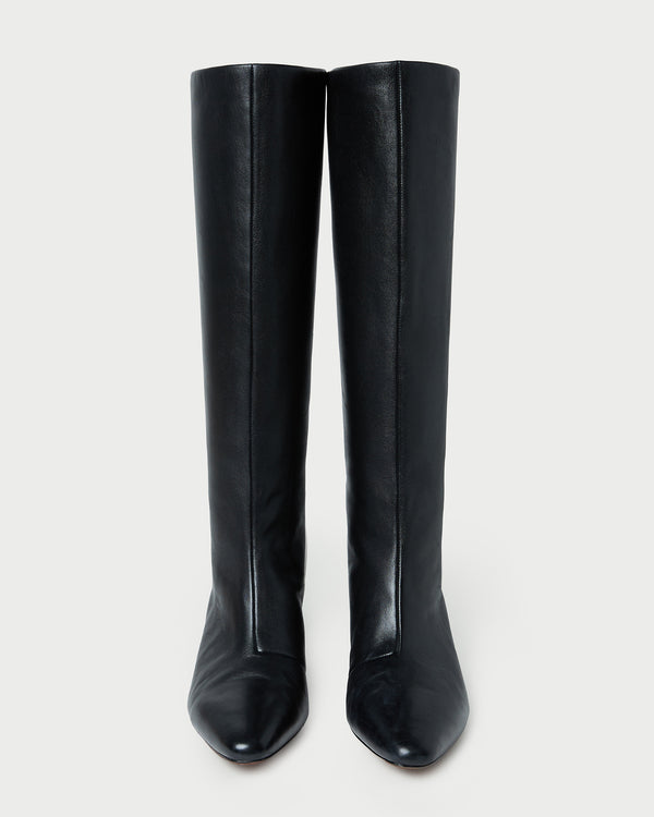 Loeffler Randall Marley Black Leather Tall Boot
