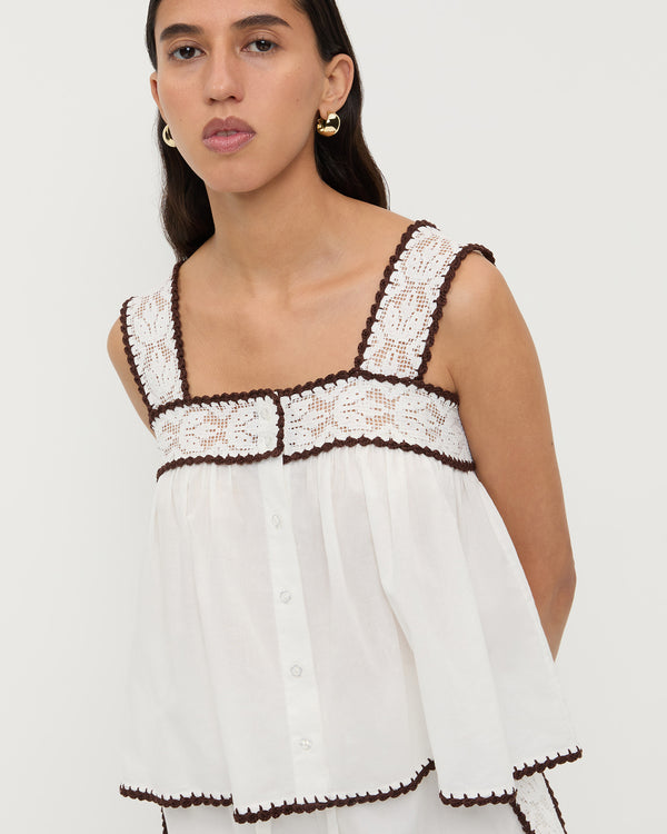 Loeffler Randall Marta Sleeveless Top