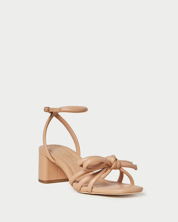 Loeffler Randall Mikel Dune Bow Mid−Heel Sandal