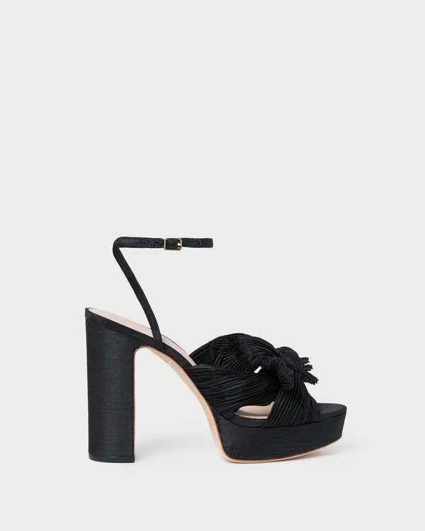 Loeffler Randall Natalia Black Platform Bow Heel