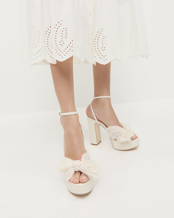 Loeffler Randall Natalia Pearl Platform Bow Heel