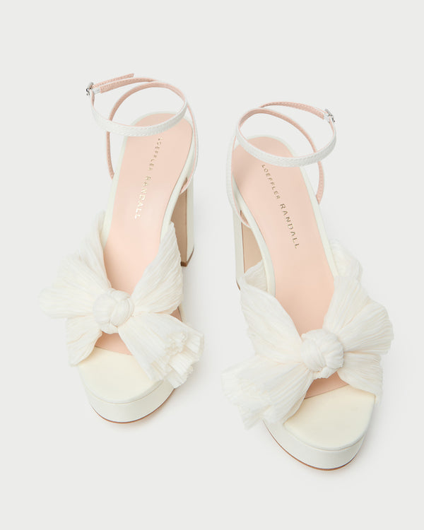 Loeffler Randall Natalia Pearl Platform Bow Heel