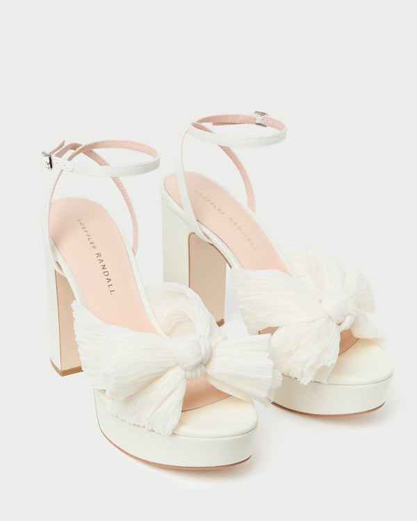 Loeffler Randall Natalia Pearl Platform Bow Heel