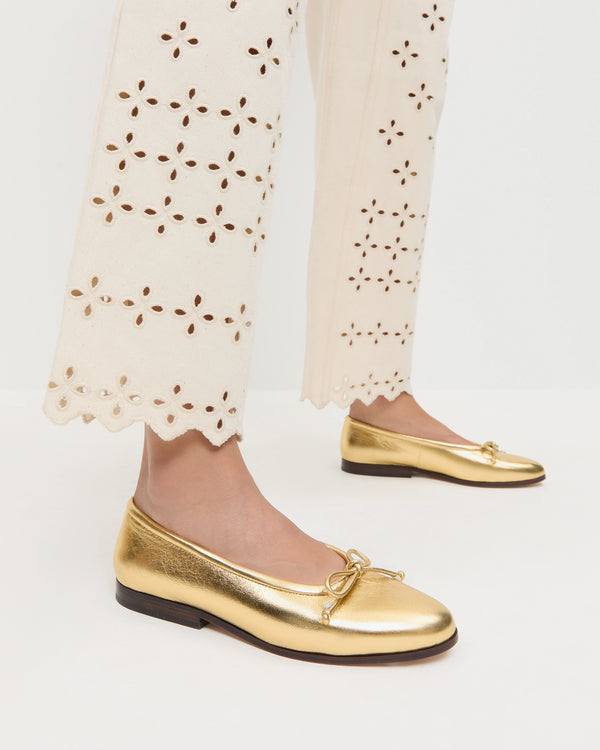 Loeffler Randall Noelle Champagne Ballet Flat