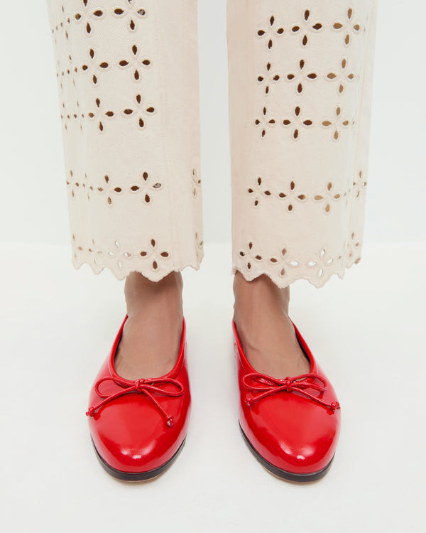 Loeffler Randall Noelle Red Ballet Flat