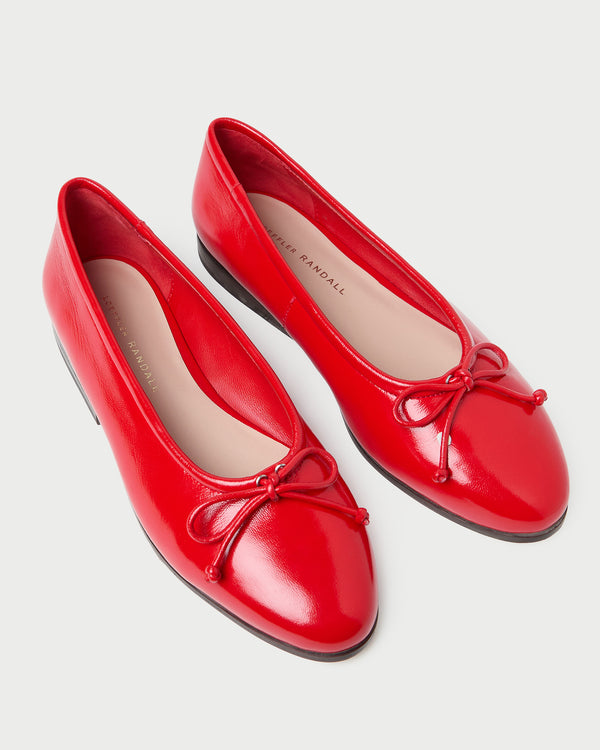 Loeffler Randall Noelle Red Ballet Flat