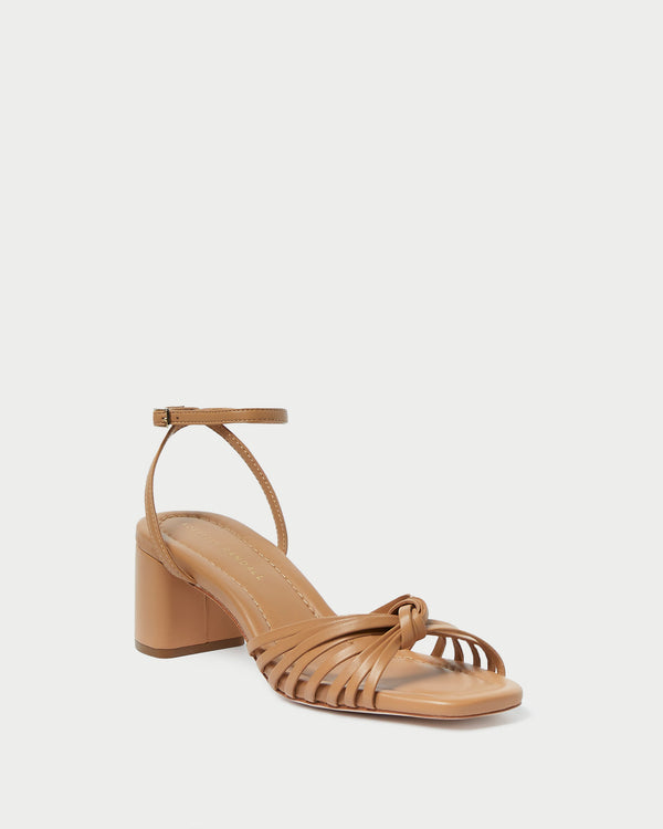 Loeffler Randall Olivia Dune Knot Mid−Heel Sandal