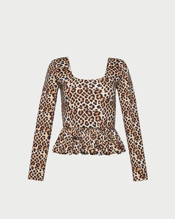 Loeffler Randall Posie Peplum Top