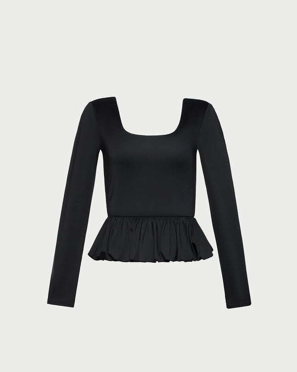 Loeffler Randall Posie Peplum Top