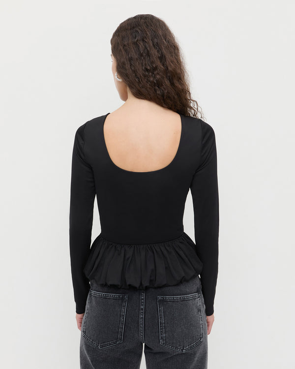 Loeffler Randall Posie Peplum Top