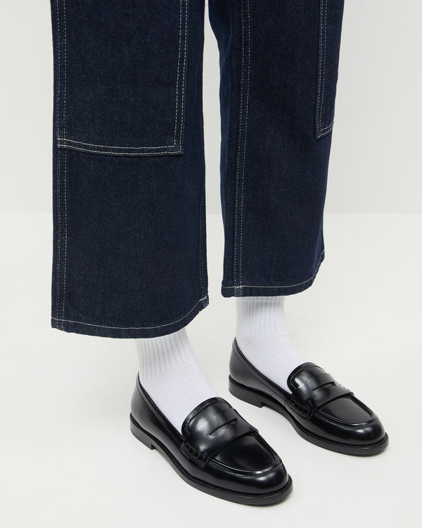 Loeffler Randall Rachel Black Leather Loafer