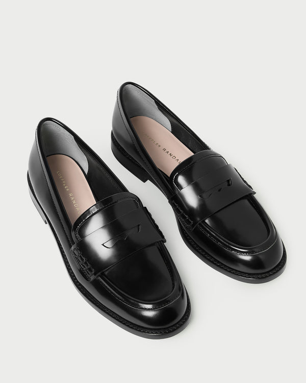 Loeffler Randall Rachel Black Leather Loafer
