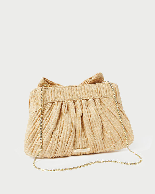Loeffler Randall Rayne Natural Bow Clutch