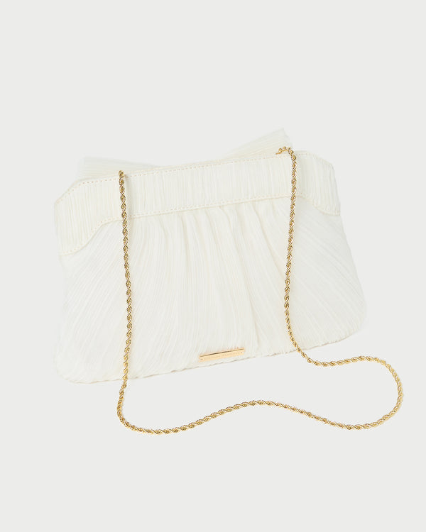 Loeffler Randall Rayne Pearl Bow Clutch