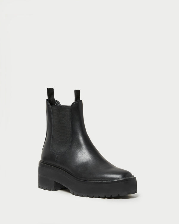 Loeffler Randall Reggie Black Leather Chelsea Boot