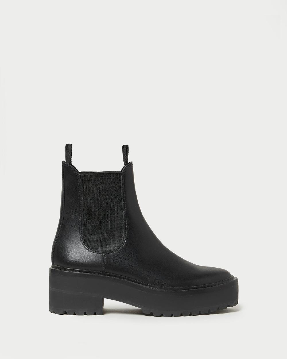 loeffler randall Reggie Black Leather Chelsea Boot