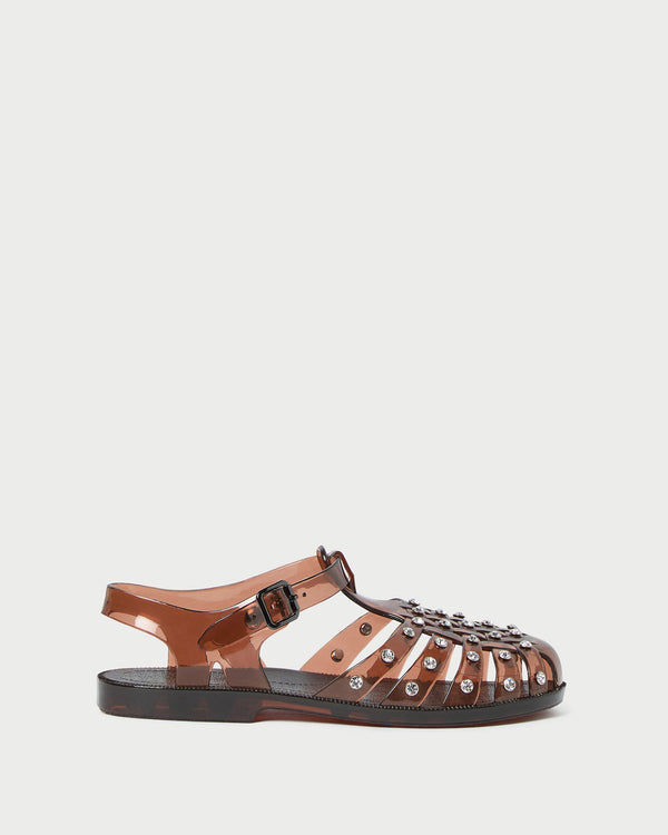 Loeffler Randall Rhys Brown Jelly Sandal