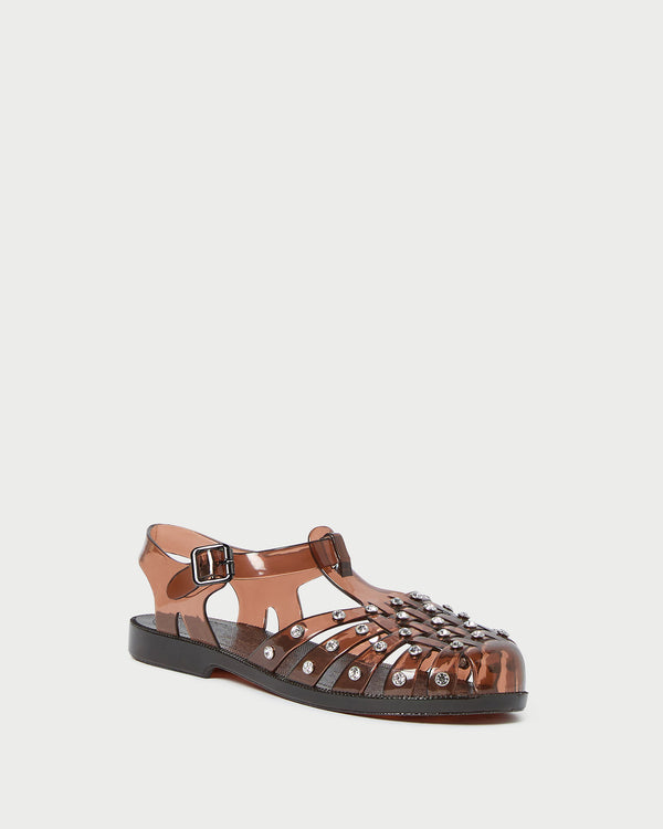 Loeffler Randall Rhys Brown Jelly Sandal
