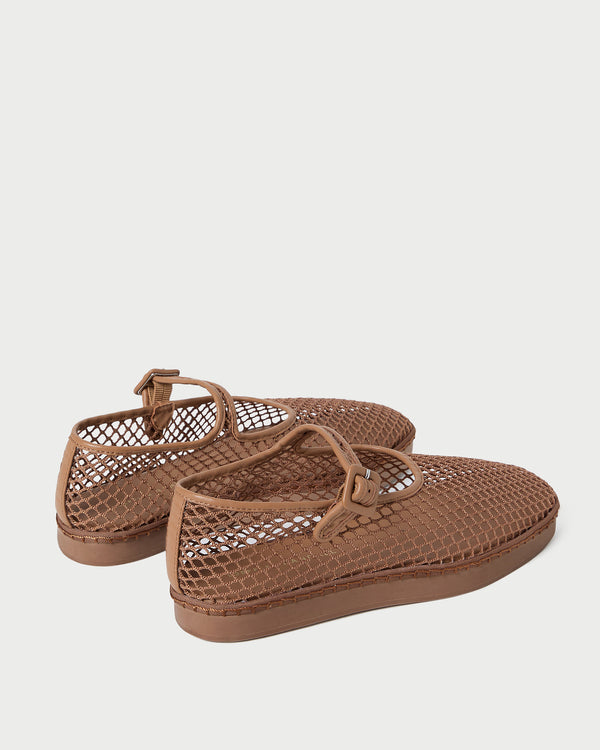 Loeffler Randall Rita Brown Netted Mary Jane