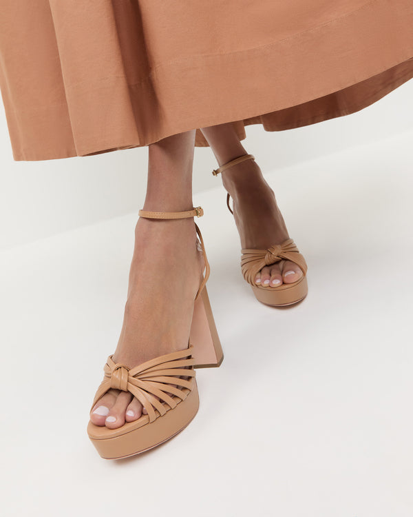 Loeffler Randall Rivka Dune Knot Platform Sandal