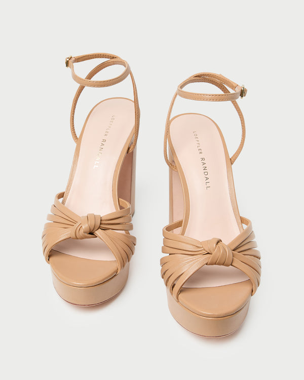 Loeffler Randall Rivka Dune Knot Platform Sandal