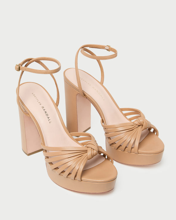 Loeffler Randall Rivka Dune Knot Platform Sandal