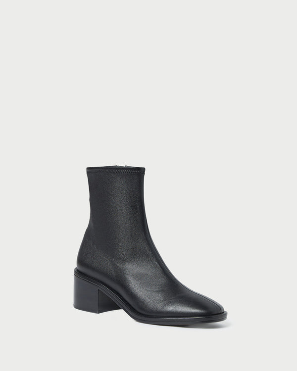 Loeffler Randall Roxy Black Leather Ankle Bootie