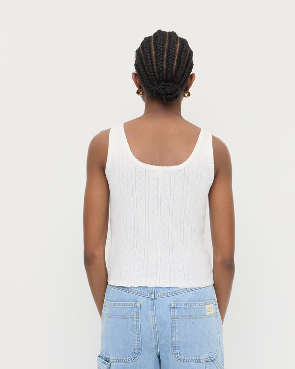 Loeffler Randall Rylee Pointelle Tank Top