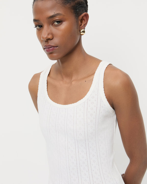Loeffler Randall Rylee Pointelle Tank Top