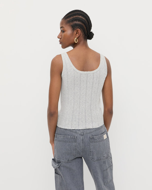 Loeffler Randall Rylee Pointelle Tank Top