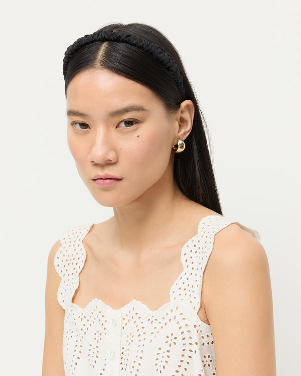 Loeffler Randall Sabine Black/Cream Headband Set