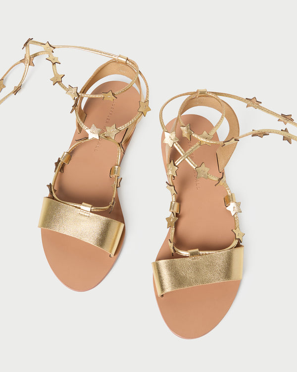 Loeffler Randall Starla Gold Wrap Sandal