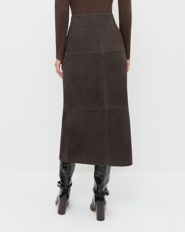 Loeffler Randall Tansy Suede Skirt