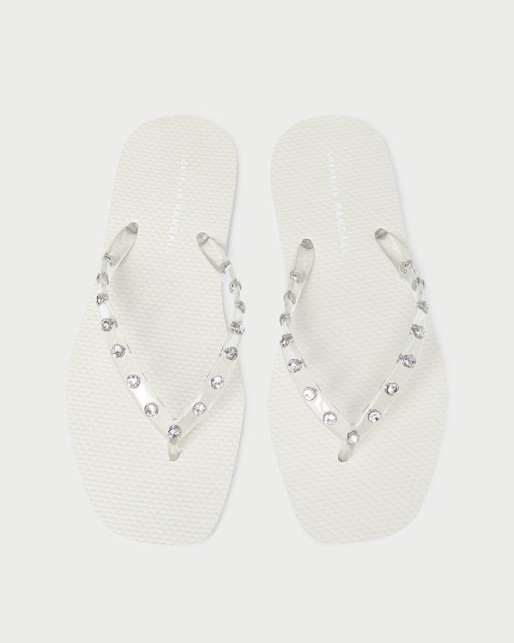 loeffler randall Taryn Cream Jelly Flip Flop
