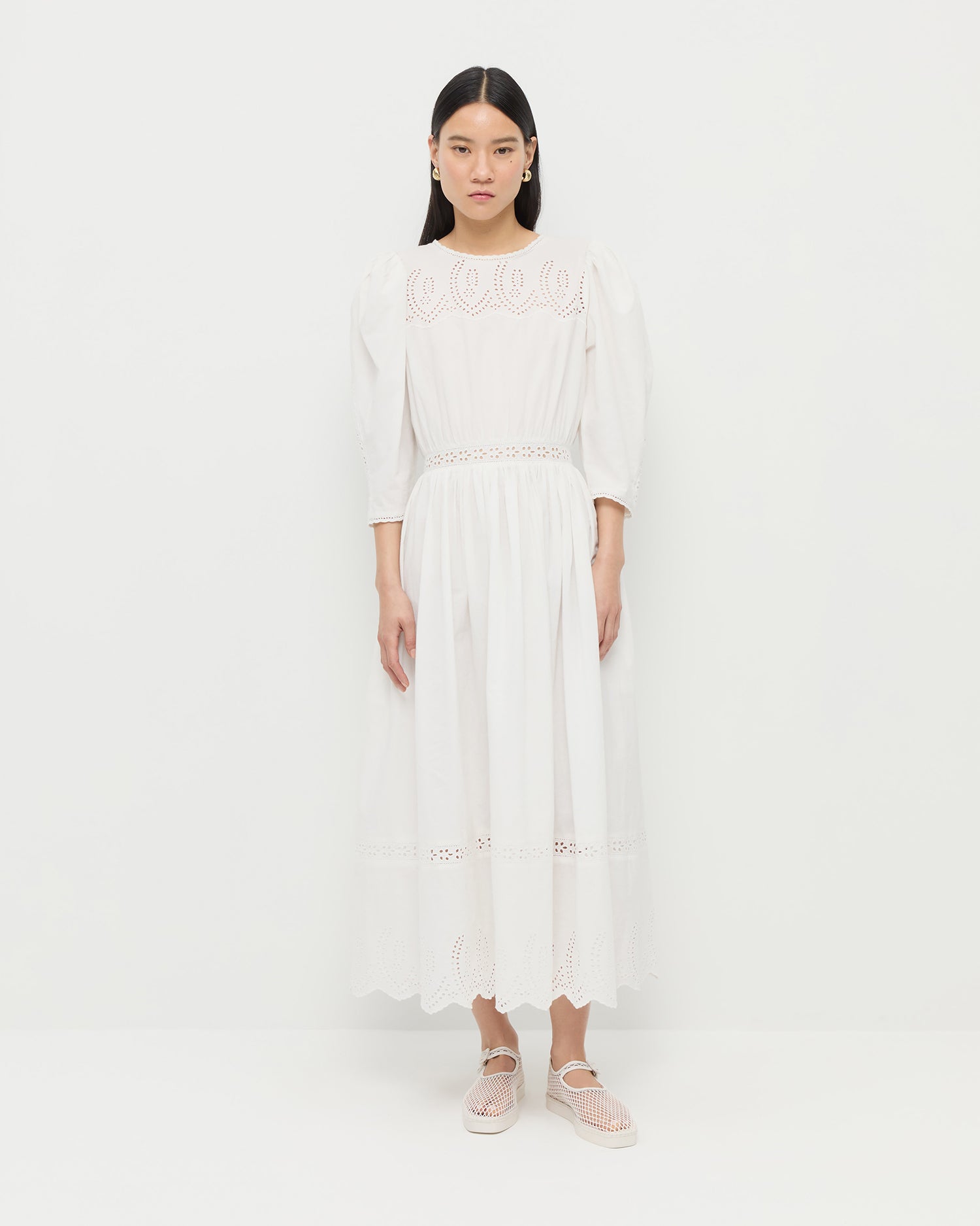 loeffler randall Thelma Eyelet Dress