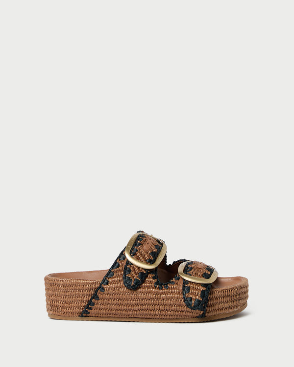 Loeffler Randall Theo Brown Two−Band Sandal