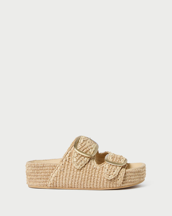 Loeffler Randall Theo Natural Two−Band Sandal