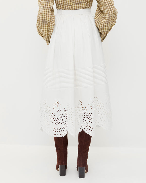 Loeffler Randall Tinsley Broderie Skirt