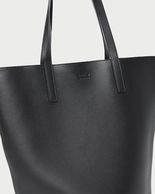 Loeffler Randall Walker Black Pebbled Leather Tote
