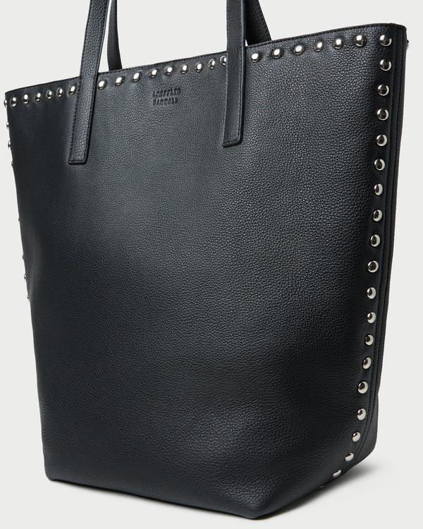 Loeffler Randall Walker Black/Silver Leather Tote