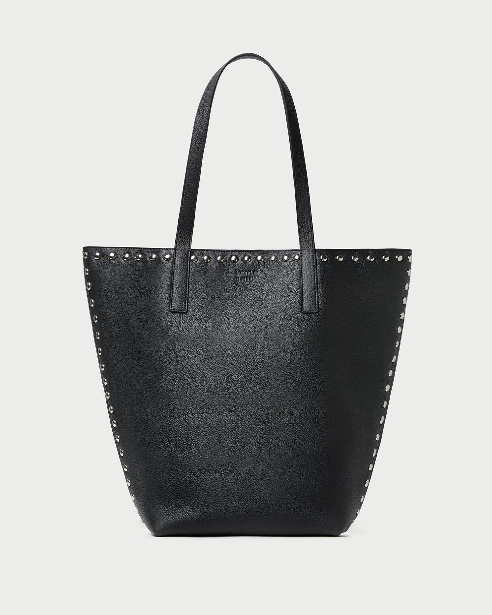 loeffler randall Walker Black/Silver Leather Tote
