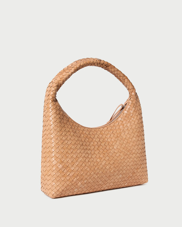 Loeffler Randall Willow Desert Sand Woven Hobo Bag