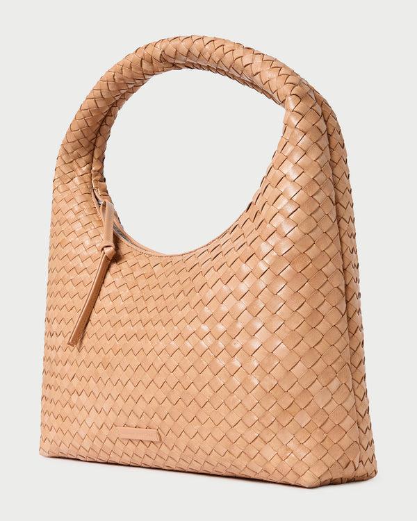 Loeffler Randall Willow Desert Sand Woven Hobo Bag