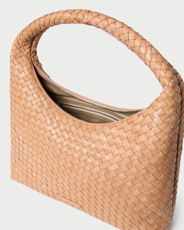 Loeffler Randall Willow Desert Sand Woven Hobo Bag
