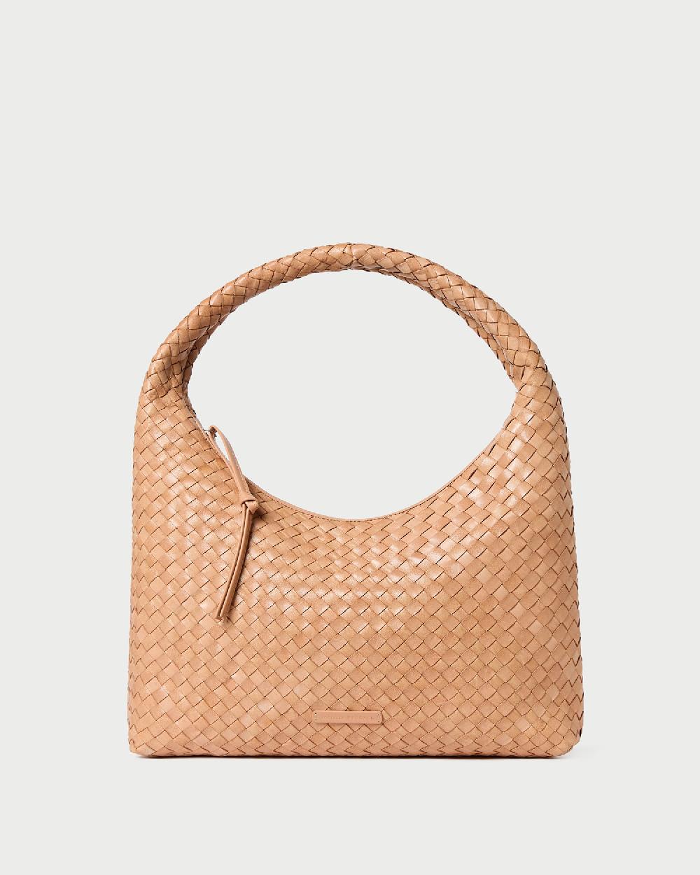 loeffler randall Willow Desert Sand Woven Hobo Bag