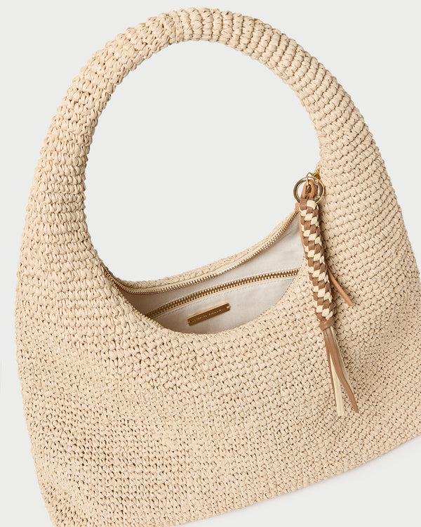 Loeffler Randall Willow Natural Woven Hobo Bag