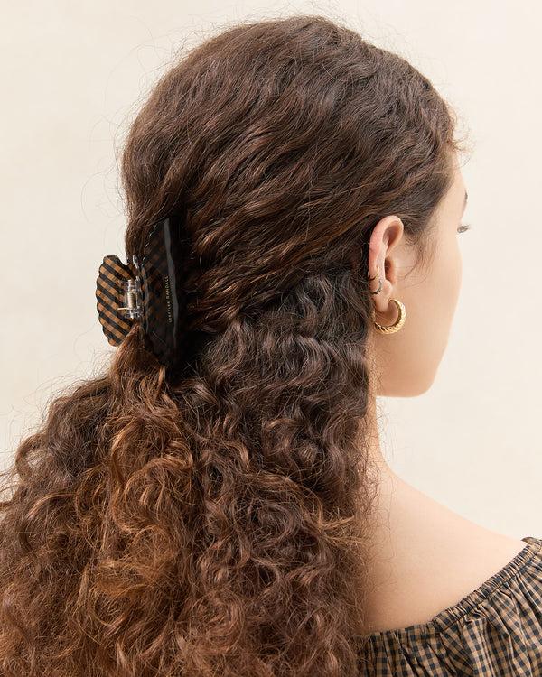 Loeffler Randall Yuri Brown/Black Hair Clip Set