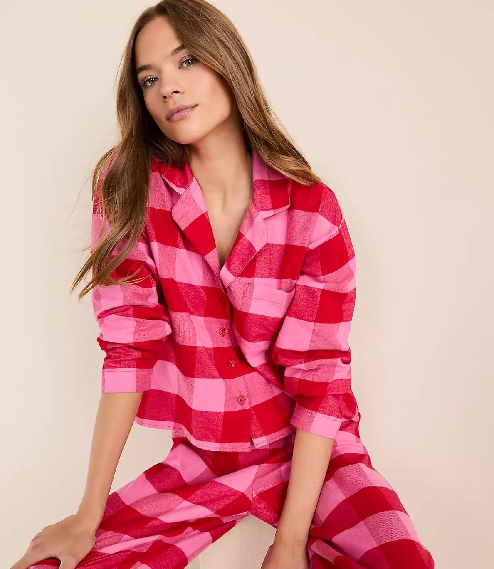 Loft Buffalo Plaid Pajama Set