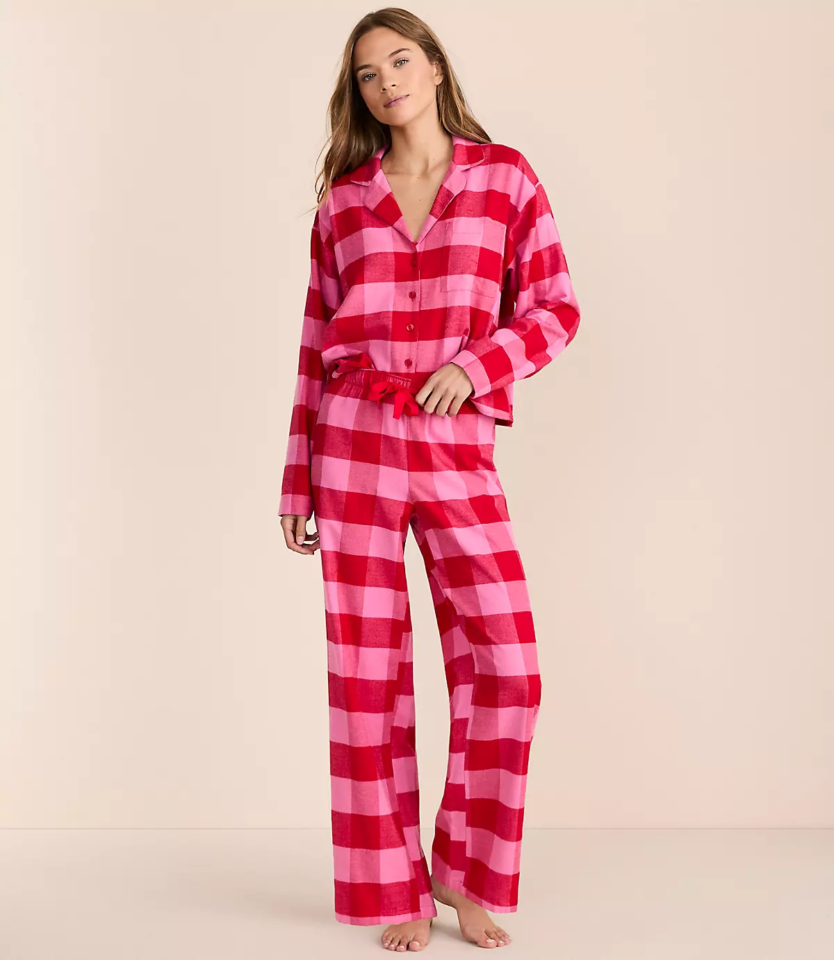 Loft Buffalo Plaid Pajama Set